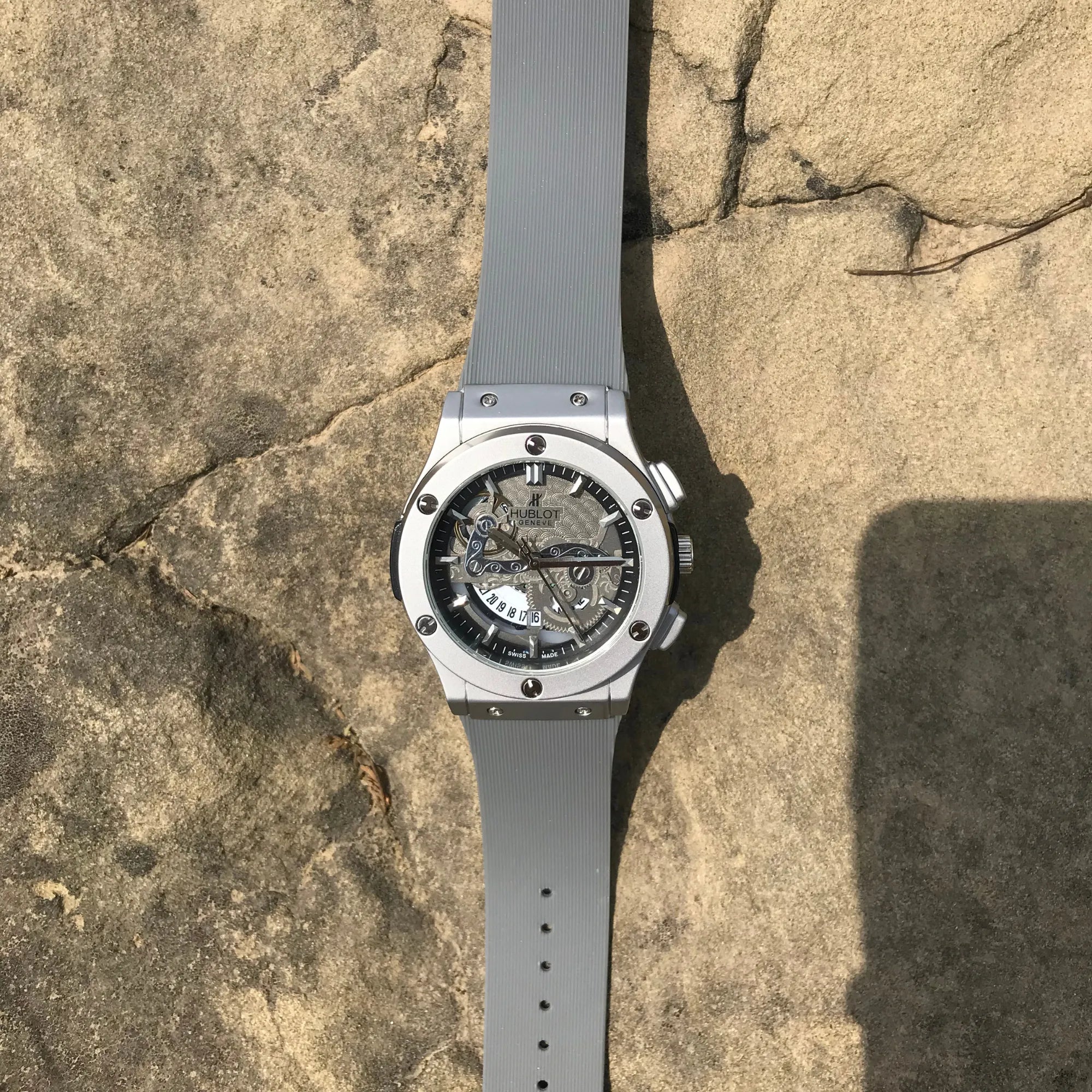 Hublot Skeleton Dial-Luxury Men Watch