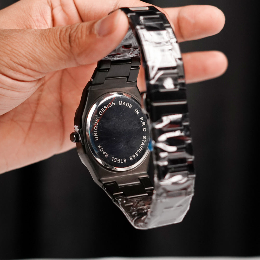 Stainless Steel Arabic Aura Watch